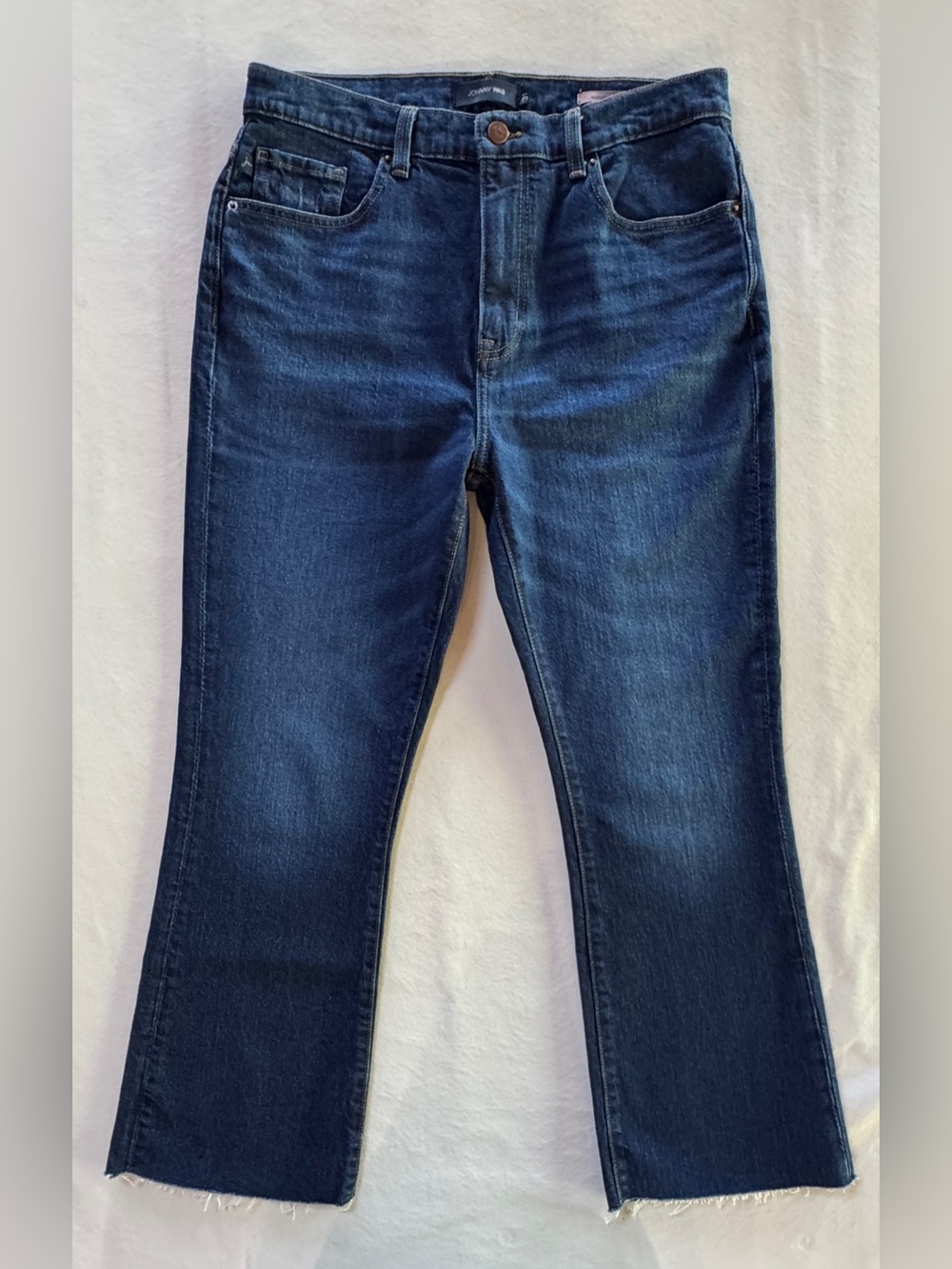Johnny Was Marseille Baby Boot Jeans Cropped Raw Hem (31) - Picture 3 of 17